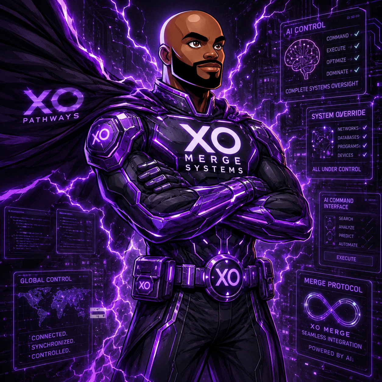 Mr. X-Ordinary — Remy Franklin's alter ego and visual signature